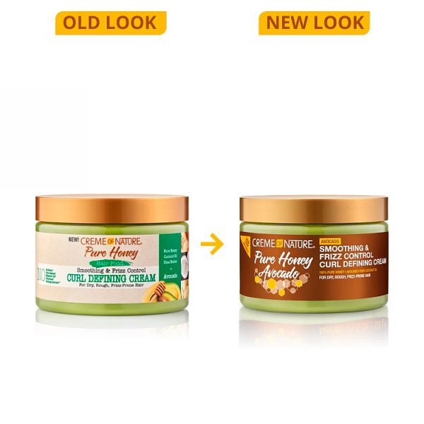 Crème of Nature Pure Honey Avocado Smoothing Curl Defining Cream 326g