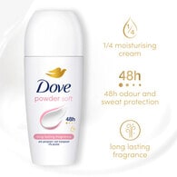 Dove Women Antiperspirant Deodorant Roll on Powder 50ml