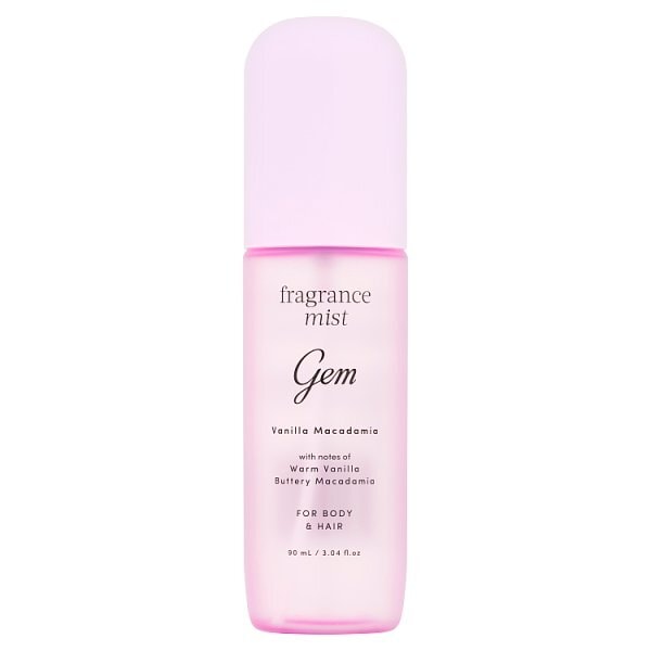 Gem Fragrance Mist For Body & Hair: Vanilla Macadamia 90ml