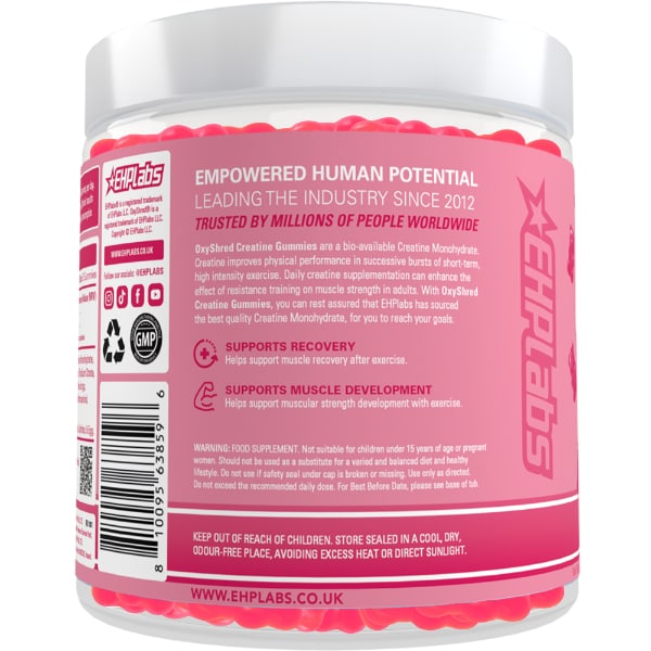 Oxyshred Creatine Gummies Berry Bliss
