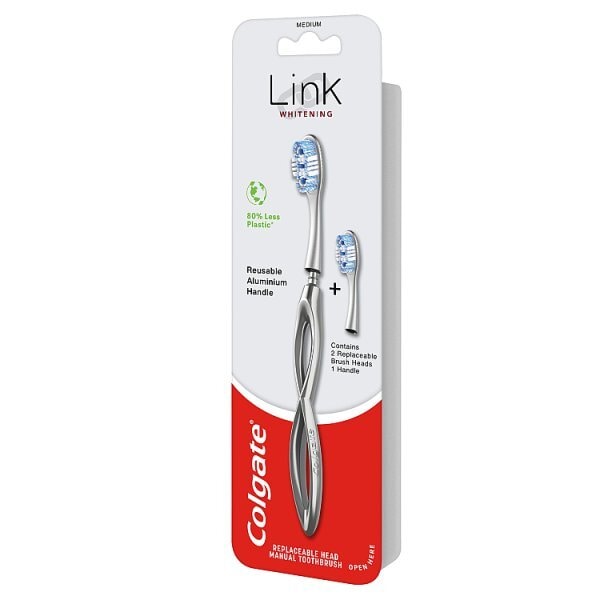 Colgate Link Medium Replaceable Head Manual Toothbrush