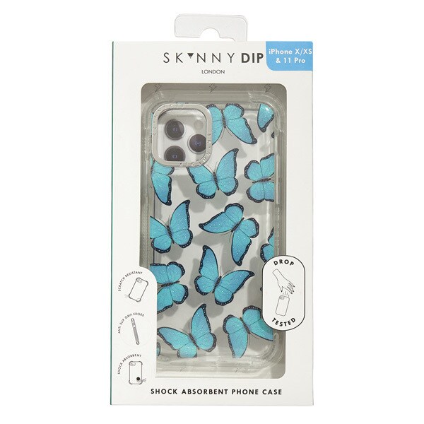 Skinny Dip Blue Butterfly Case Iphone X/Xs/11 Pro