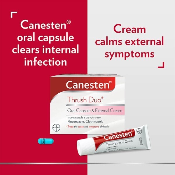 Canesten Thrush Duo Oral Capsule & External Cream