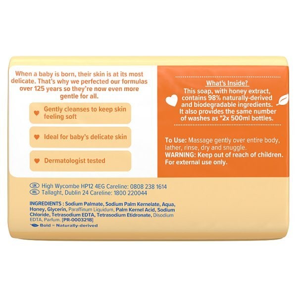 Johnsons Baby Soap Honey 90G 2Pck