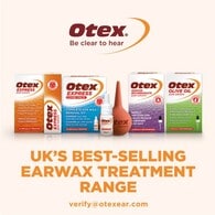 Otex Ear Drops Remove Ear Wax 8ml