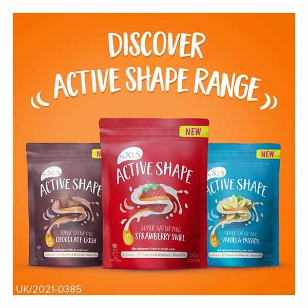 XLS Active Shake Strawberry Swirl 250g