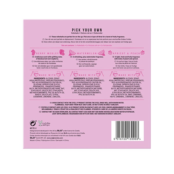 Zoella Fruits Pick Your Own Fragrance Rollerballs