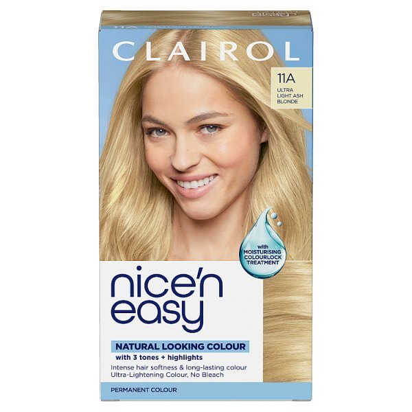 Clairol Nice'n Easy Hair Dye 11A Ultra Light Ash Blonde