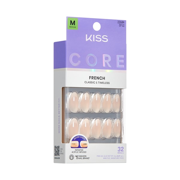 KISS CORE FRENCH NAILS BURBLE