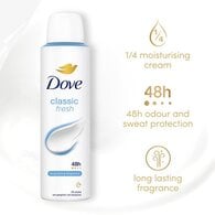 Dove Women Antiperspirant Deodorant Classic Aerosol 150ml