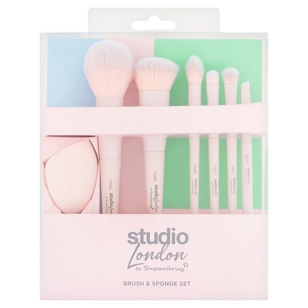 Studio London Large Brush Set With Sponge