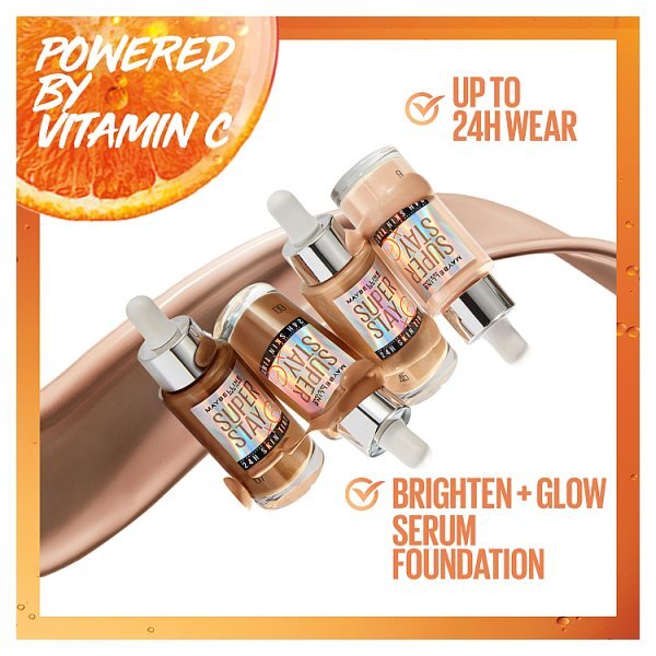 Maybelline Super Stay 24H Foundation + Vitamin C*-Shade 10