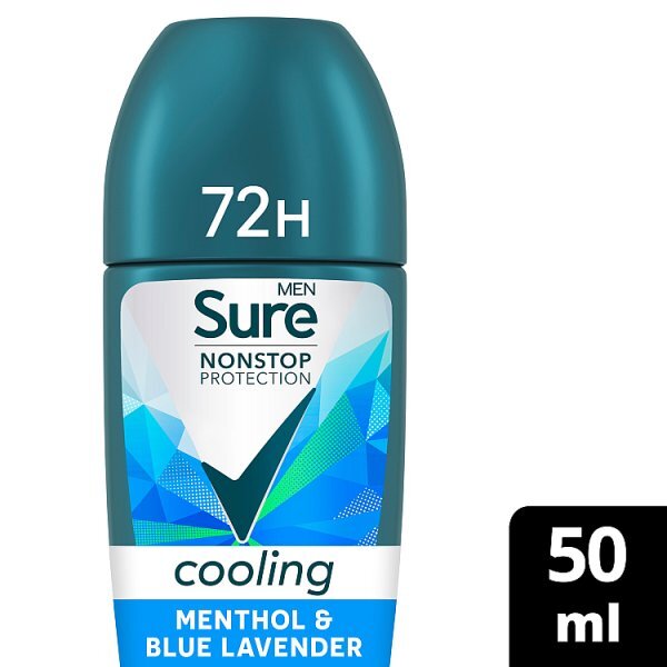 Sure Non-Stop Menthol & Blue Lavender Deodorant Roll On 50ml