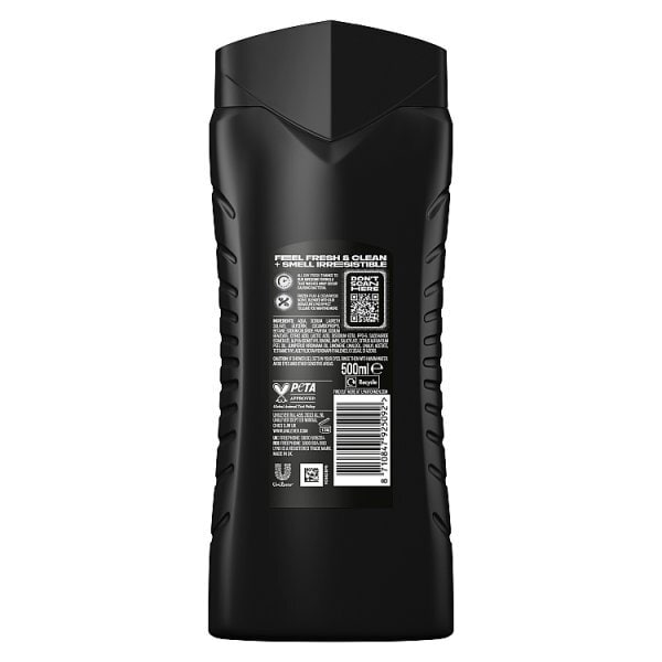 Lynx 3-in-1 Body Wash Shower Gel Black 500ml