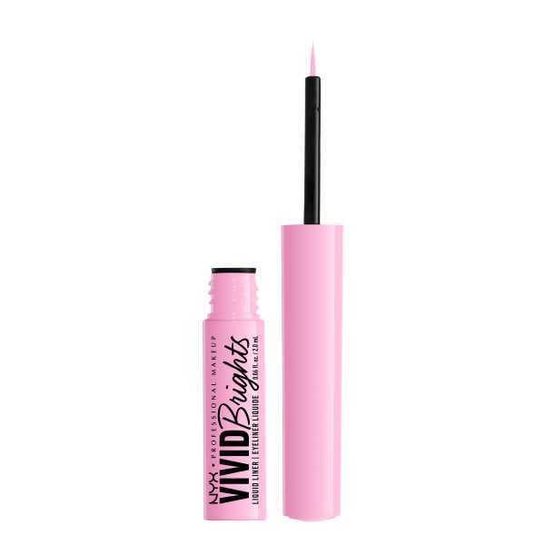 Nyx Pmu Vivid Brights Liquid Eyeliner - Sneaky Pink