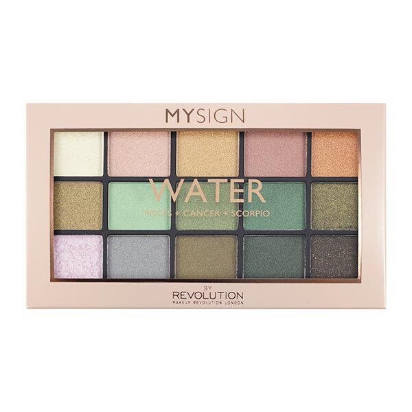 Revolution My Sign Eyeshadow Palette Water
