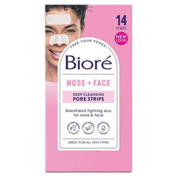 Bioré Deep Cleansing Pore Strips 7 Nose & 7 Face Strips