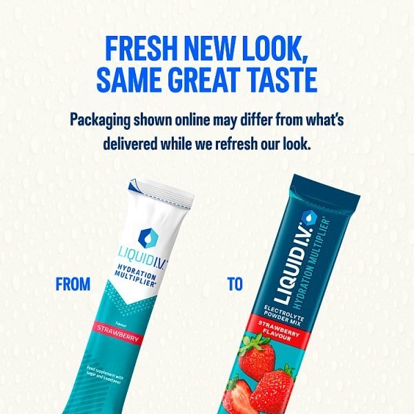 Liquid I.V. Electrolyte Powder Mix Strawberry X3