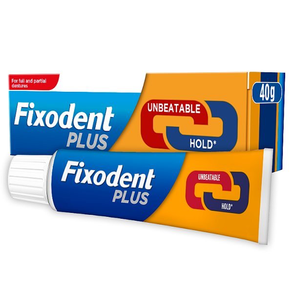 Fixodent Plus Dual Power Denture Adhesive 40g