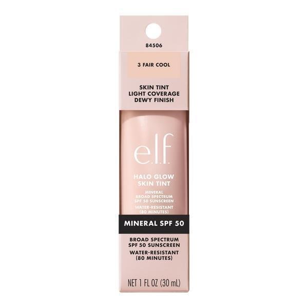 e.l.f. Halo Glow Skin Tint Foundation - SPF 50 3 Fair Cool