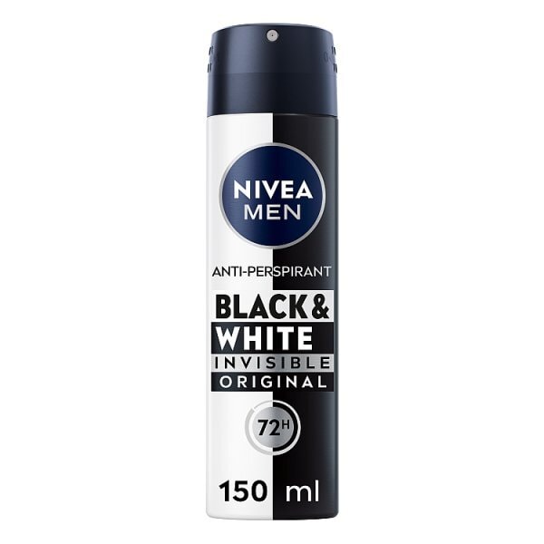 NIVEA MEN  Black & White Anti-Perspirant Deodorant 150ml