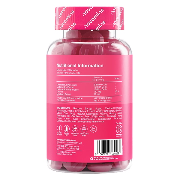 Novomins Women's Bio Balance - 60 Gummies
