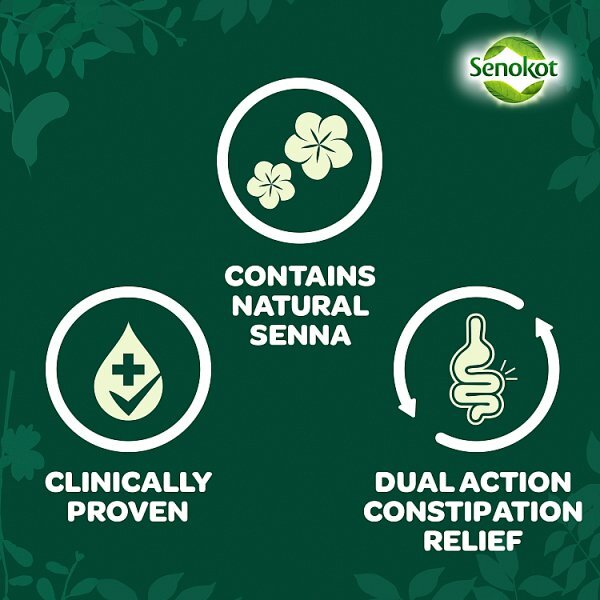 Senokot 7.5mg Tablets Adult Senna Laxative Constipation 20s