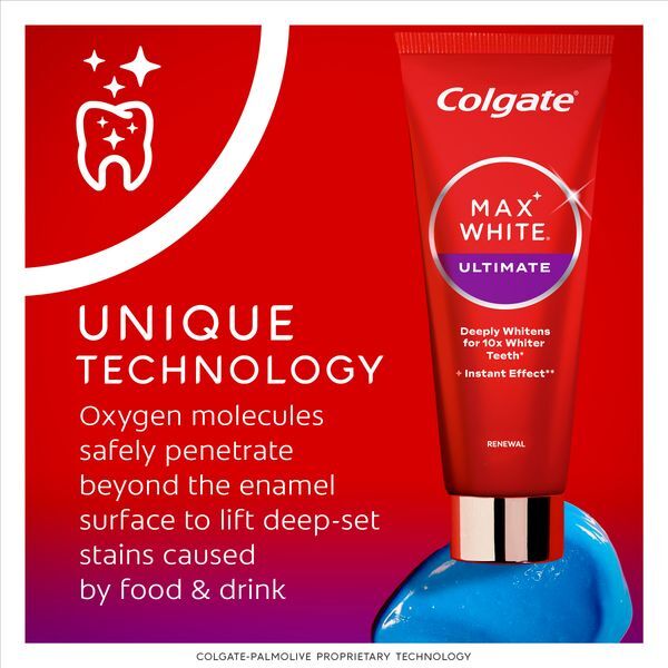 Colgate Max White Ultimate Renewal Whitening Toothpaste 75Ml
