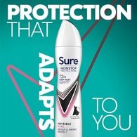 Sure Antiperspirant Deo Aerosol Nonstop Invis Pure 250ml