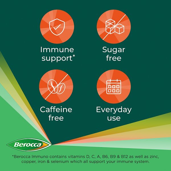 Berocca Immuno Orange Energy & Immune Support 15 Tablets