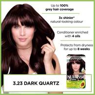 Garnier Nutrisse Permanent Hair Dye Dark Quartz Brown 3.23