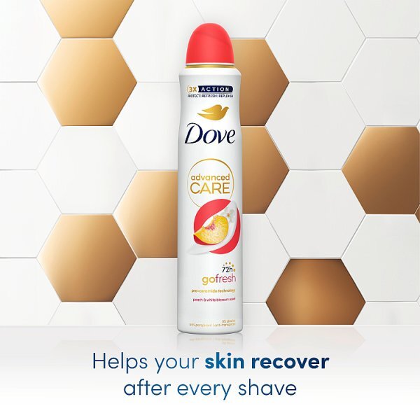 Dove Advanced Care Peach & White Blossom Anti-Perspirant Aerosol 200ml
