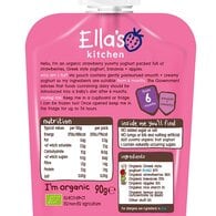 Ella's Kitchen Organic Strawb Greek Style Yoghurt 6m+ 90g