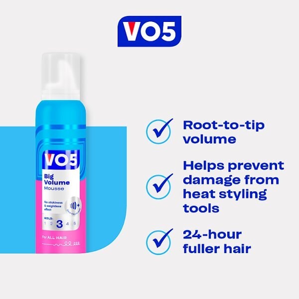 VO5 Big Volume Hair Mousse 200ml