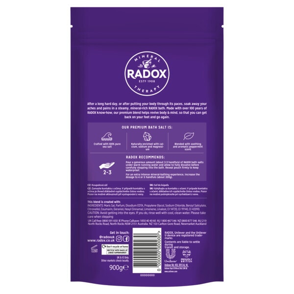 Radox Mineral Therapy Bath Salts Sleep Aromatherapy 900g