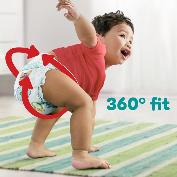 Pampers Baby Dry Nappy Pants Size 7, 16 Nappies, 17kg+