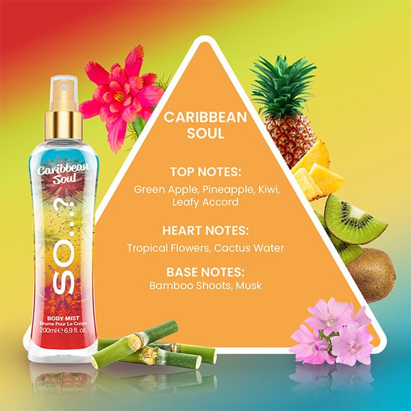 SO? Caribbean Soul Body Mist 200ml