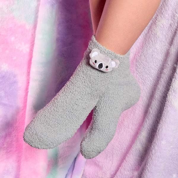 Fantasy Koala Character Socks