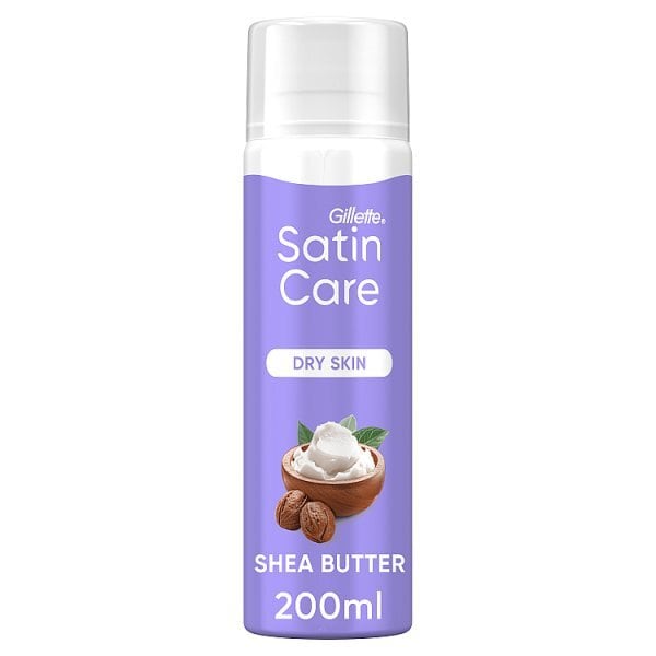 Venus Satin Care Shaving Gel Dry Skin Shea Butter 200ml