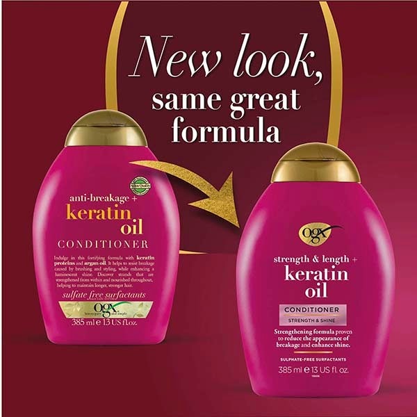 OGX Anti-Breakage+ Keratin Oil Conditioner 385ml