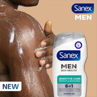 Sanex Shower Gel Men Skin Health Sensitive Care 400Ml