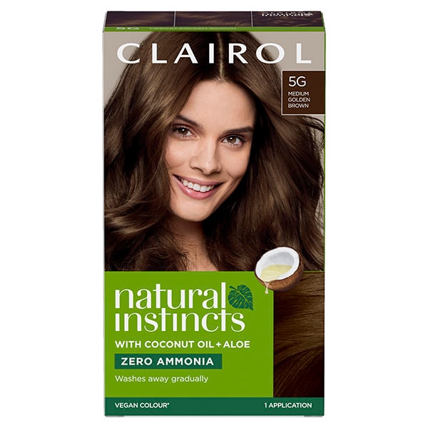 Clairol Natural Instincts Hair Dye 5G Medium Golden Brown