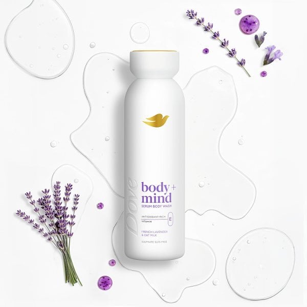 Dove Body Wash Body+Mind French Lavender & Oat Milk 350ml