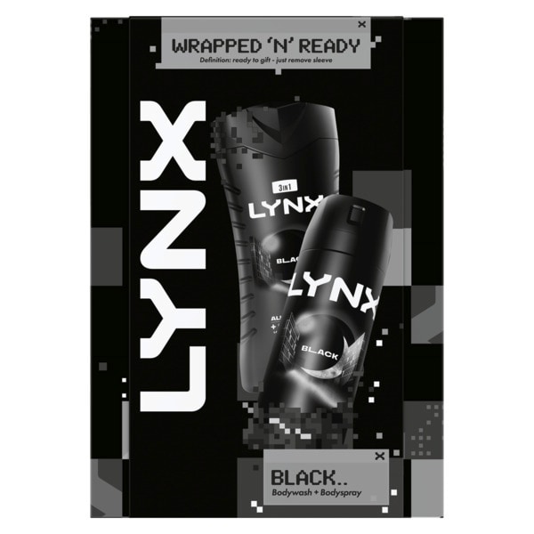 Lynx Black Duo Men's Grooming Gift Set
