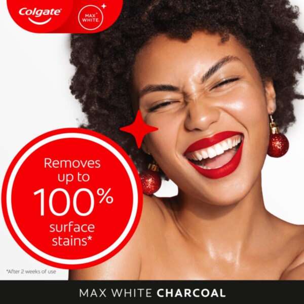 Colgate Max White Charcoal Teeth Whitening Toothpaste 75Ml