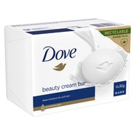 Dove Moisturising Soap Beauty Cream Bar 4X90g