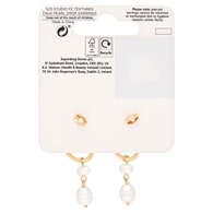 DNR Superdrug Studio Textured Faux Pearl Drop Earrings