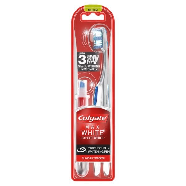 Colgate Max White Expert Toothbrush & Whitening Pen