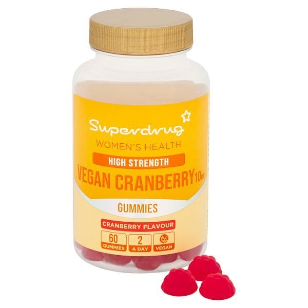 Superdrug Cranberry Gummies 60s