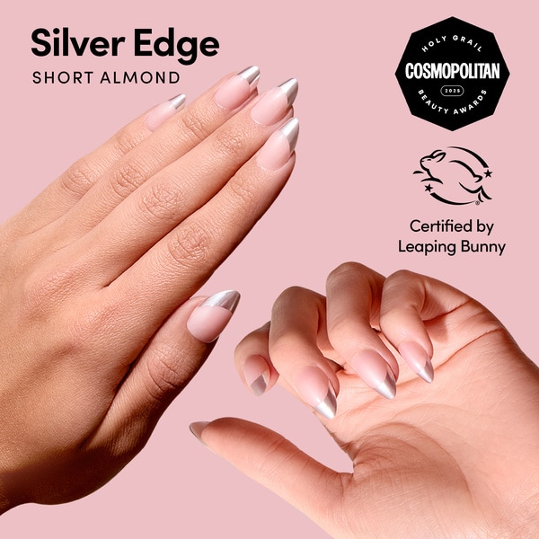 Digi Nails Silver Edge